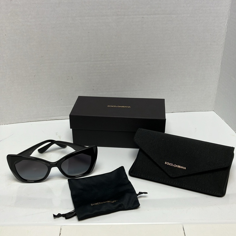 Dolce & Gabbana DG 4405 Black Shaded 53/20/140 women Sunglasses - Picture 2 of 7